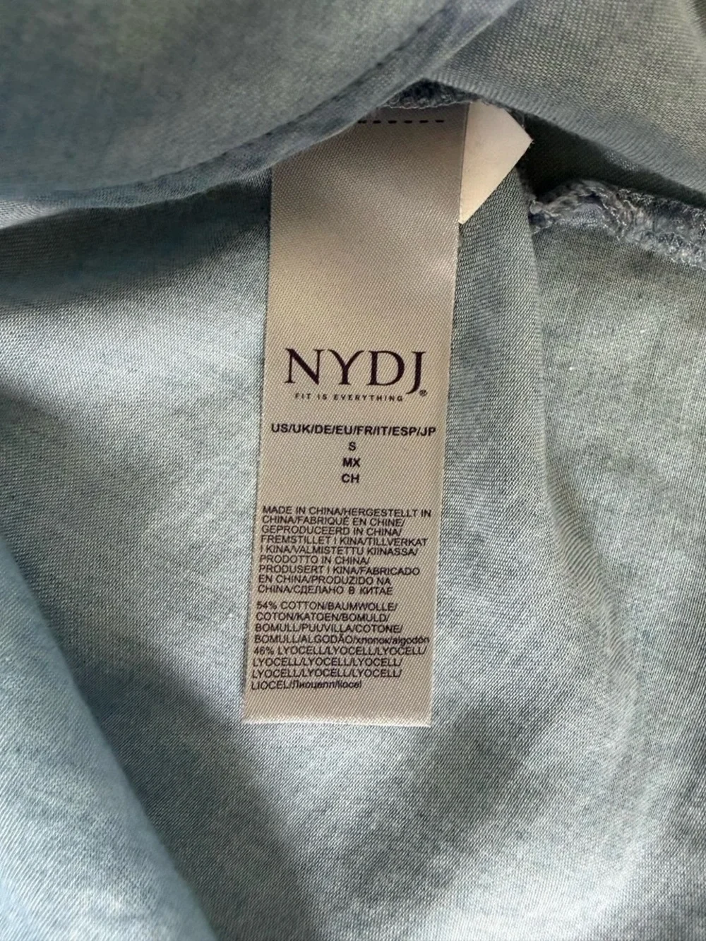 NYDJ Light Blue Button-Down Shirt